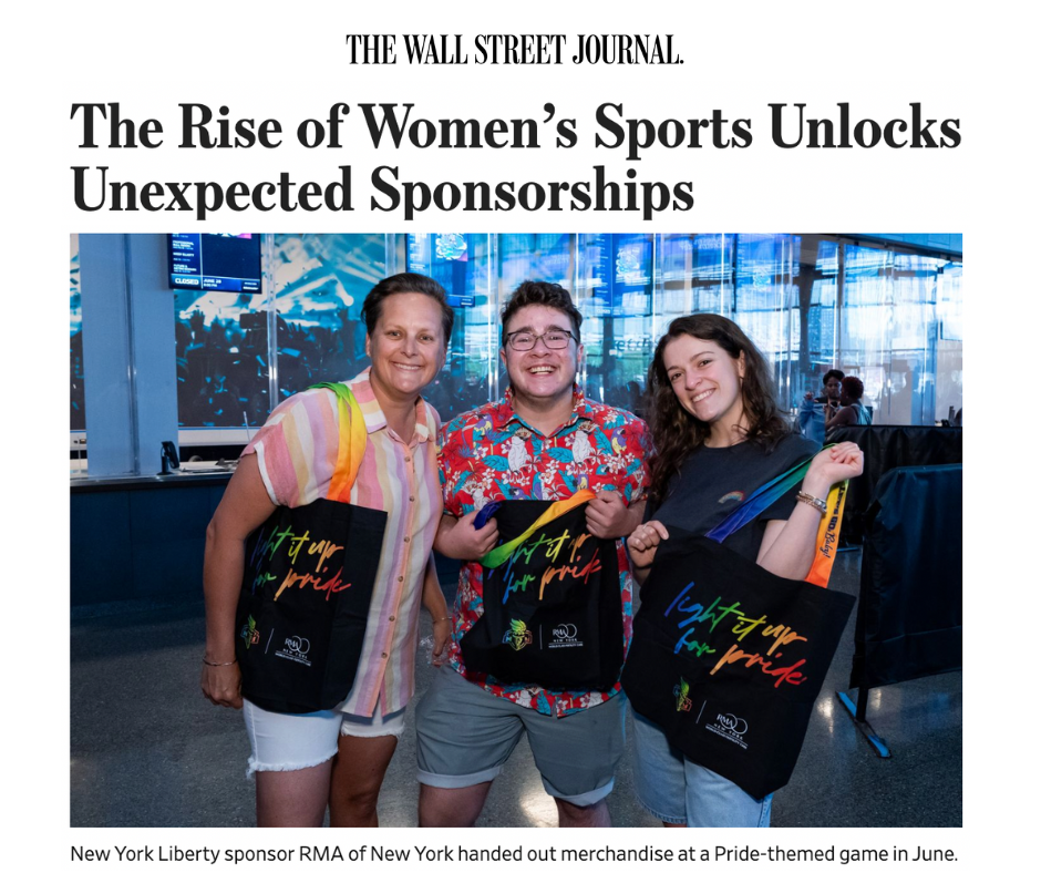 The Rise of Women’s Sports Unlocks Unexpected Sponsorships