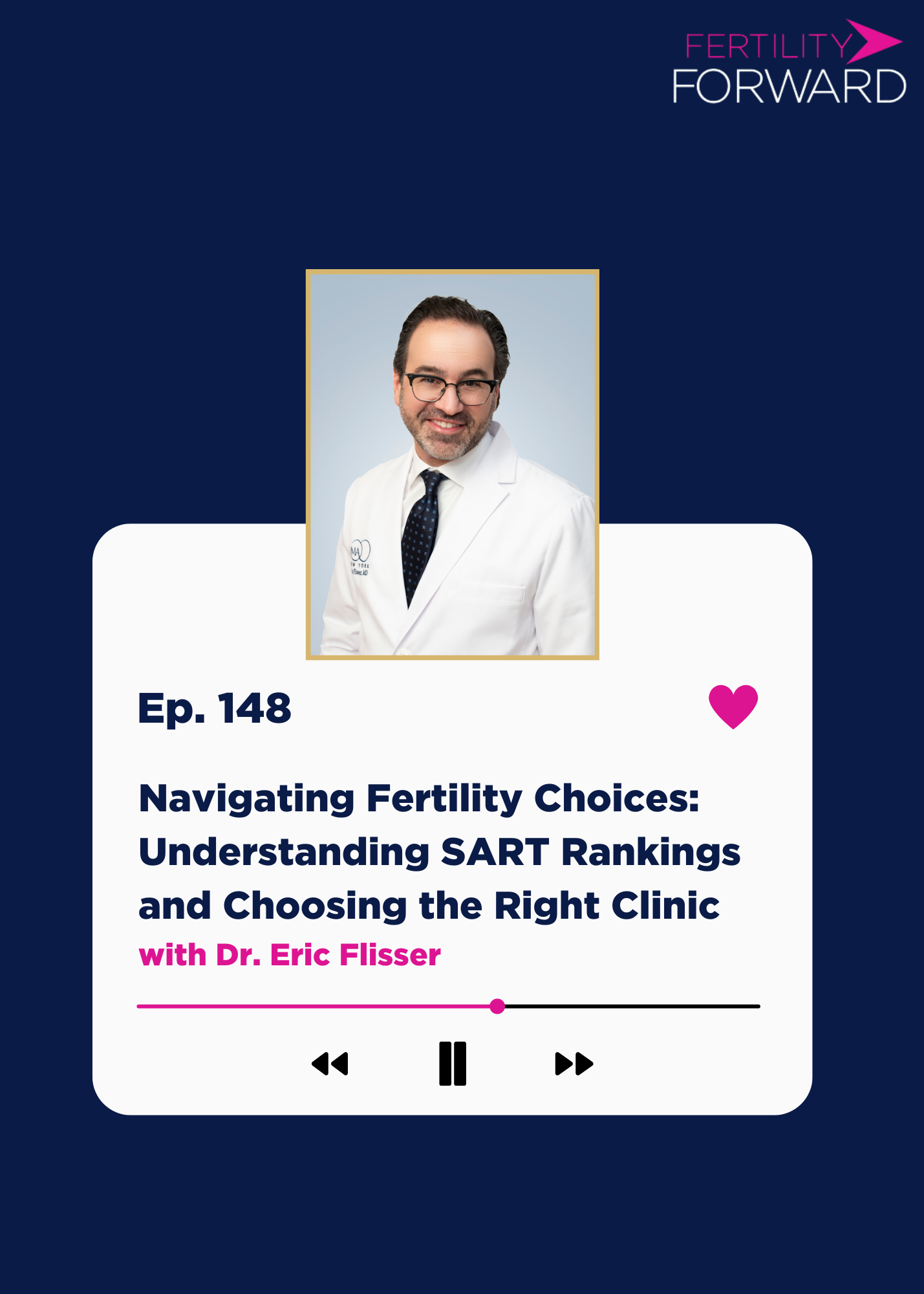 Ep 148: Navigating Fertility Choices: Understanding SART Rankings and Choosing the Right Clinic with Dr. Eric Flisser